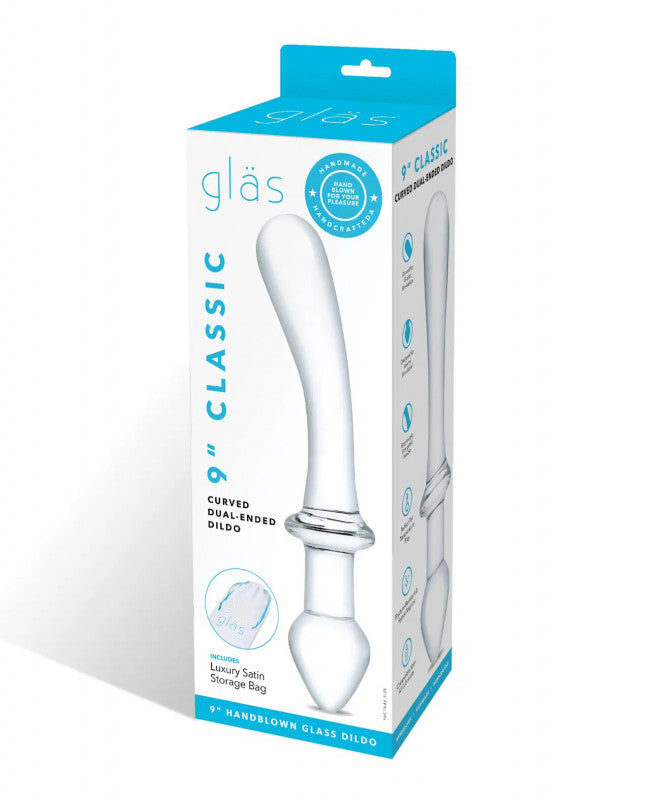 9 Inch Classic Curved Dual-Ended  - Clear