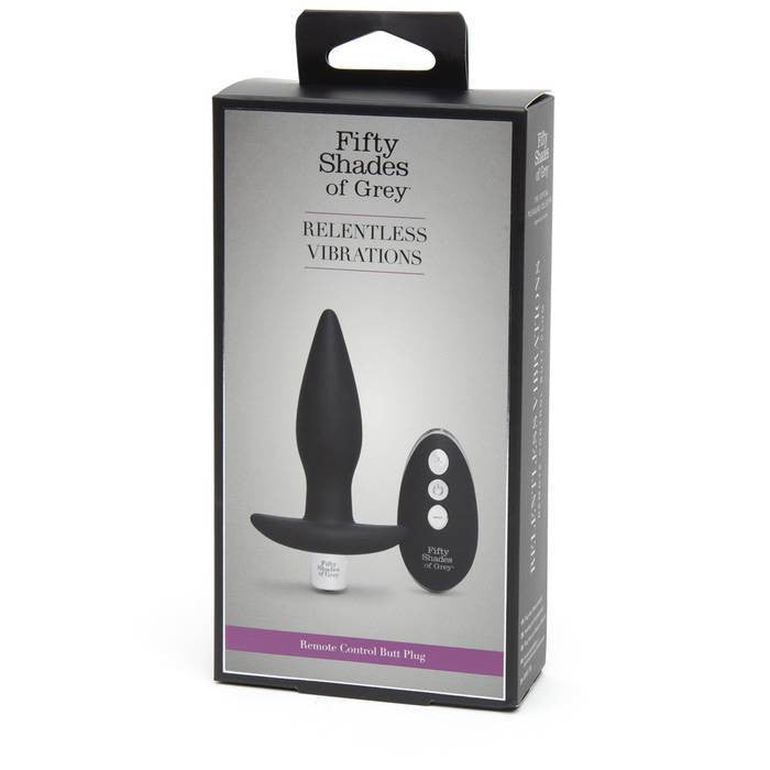 Fifty Shades Relentless Vibrations Remote Control  Butt Plug