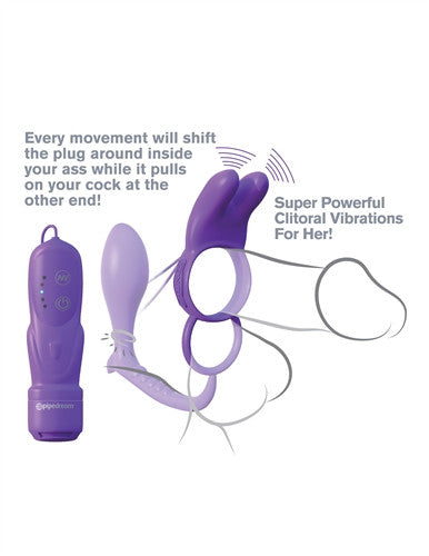 Fantasy C-Ringz Rear-Gasm Vibrating Rabbit