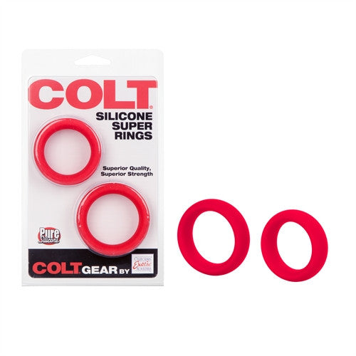 Colt Silicone Super Rings - Red