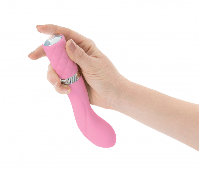 Pillow Talk Sassy G-Spot Vibe  With Swarovski Crystal - Pink