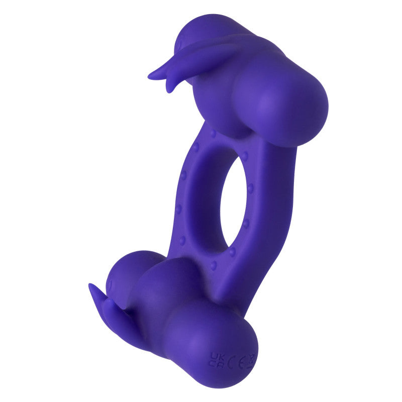Silicone Rechargeable Triple Orgasm -  Purple
