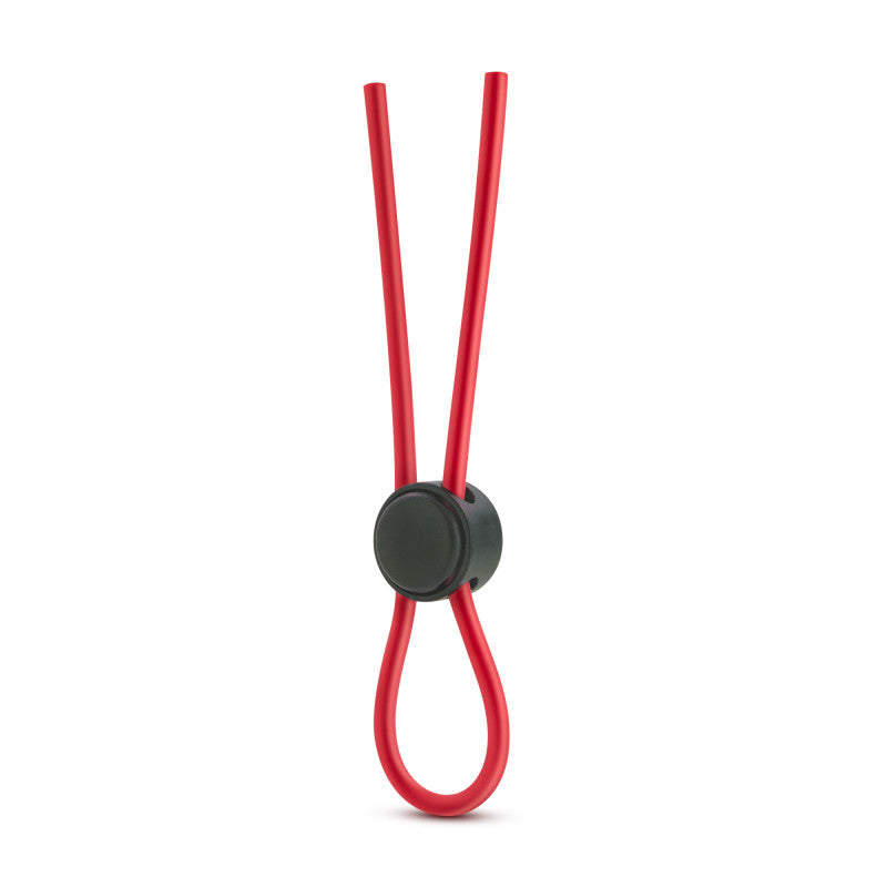 Stay  - Silicone Loop  Ring - Red