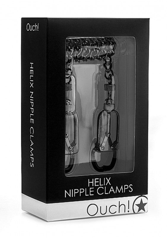 Helix Nipple Clamps - Black