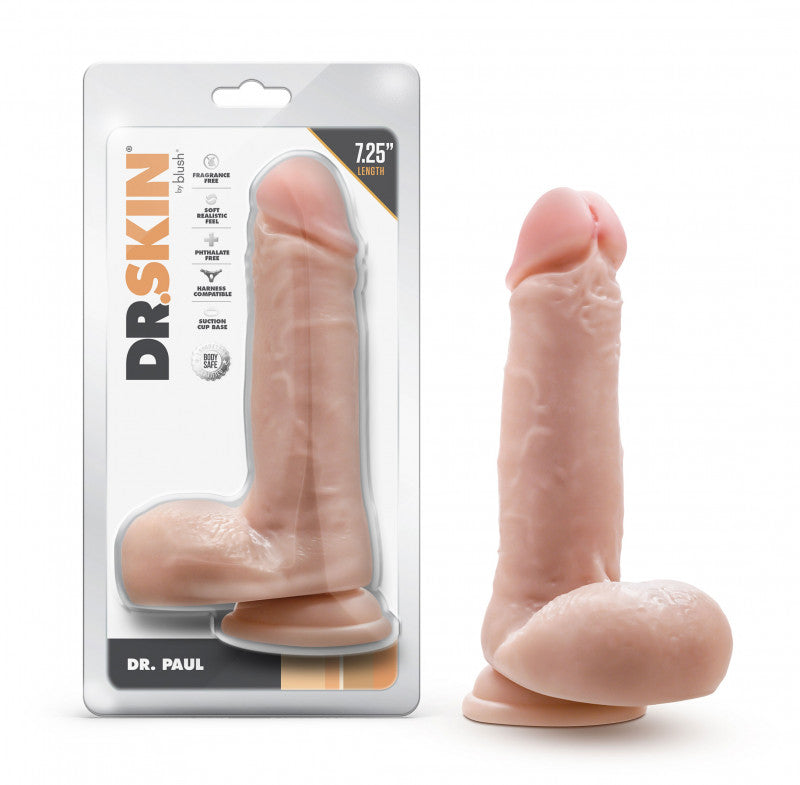 Dr. Skin - Dr. Paul - 7.25 Inch  With Balls - Beige