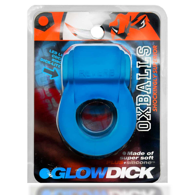Glow  Ring With Led - Blue Ice
