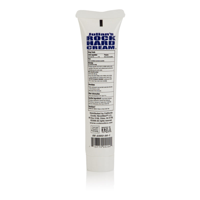 Julian's Rock Hard Cream 1.5 F L Oz 44ml