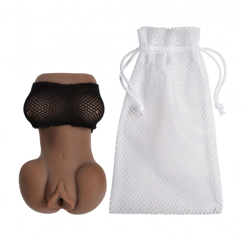 Cloud 9 Mini Body Dual Stroker Pleasure  and Rear - Brown