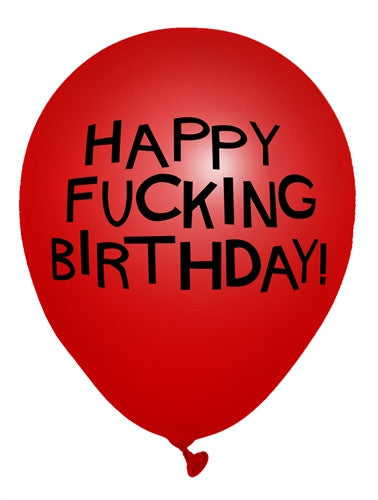 Adult Birthday Party Balloons - 8 Count