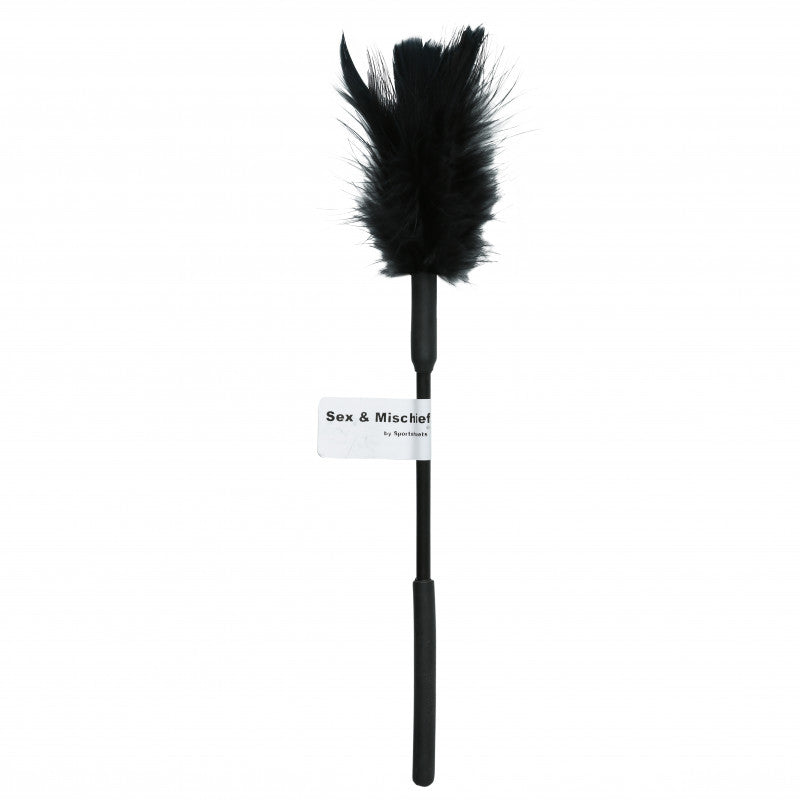 Sex and Mischief Feather Tickler - Black