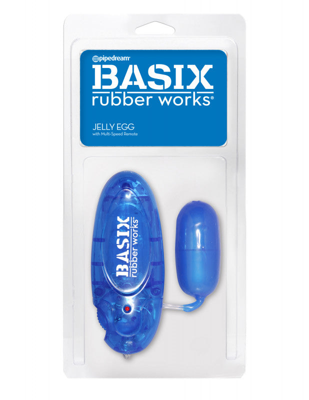 Basix Rubber Works - Jelly Egg - Blue