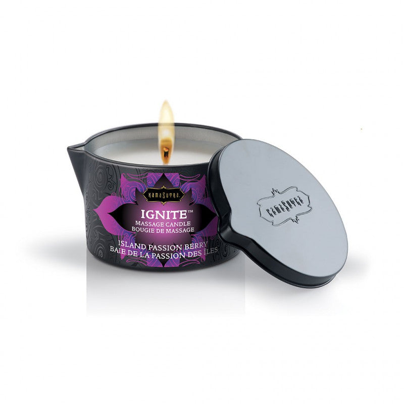 Massage Oil Candle - Island Passion Fruit - 6 Oz.