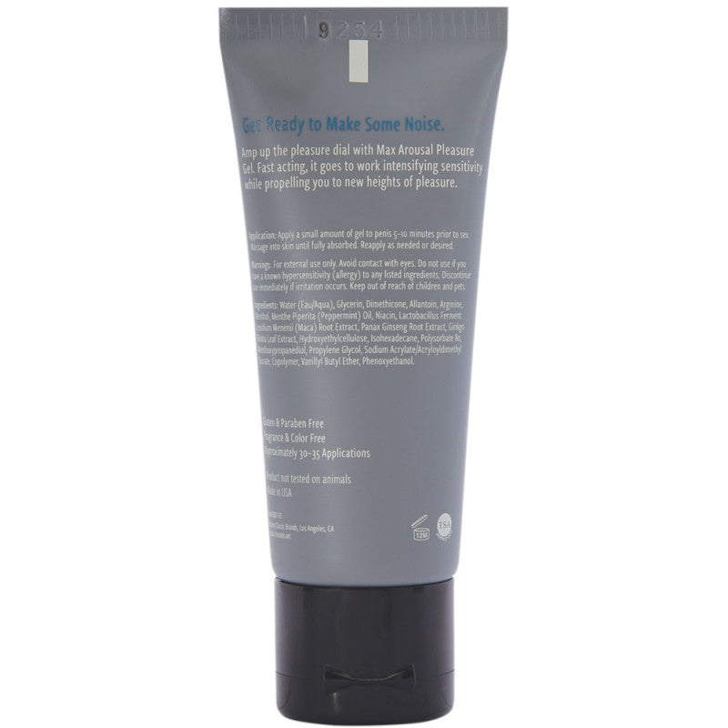 Max Arousal Pleasure Gel Regular Strength 1.2 Fl Oz