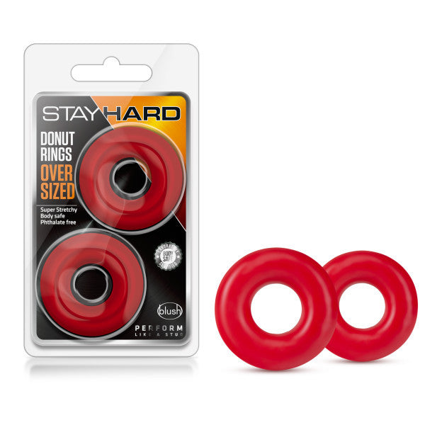 Stay  - Donut Rings Oversized - Red