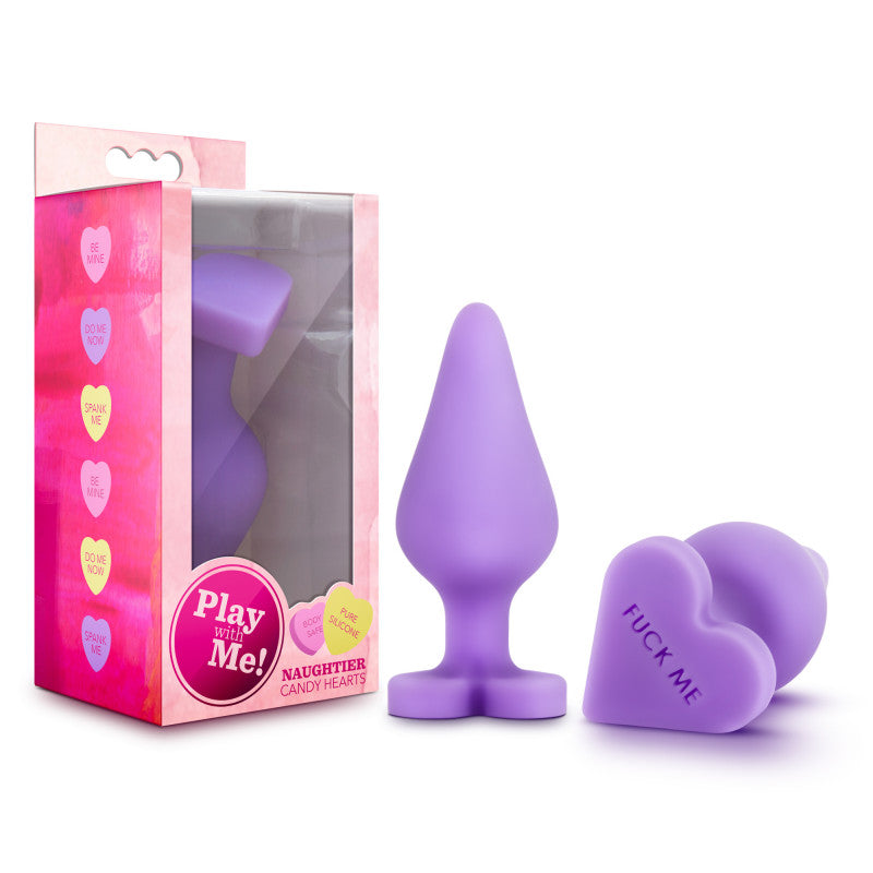 Naughtier Candy Hearts Purple