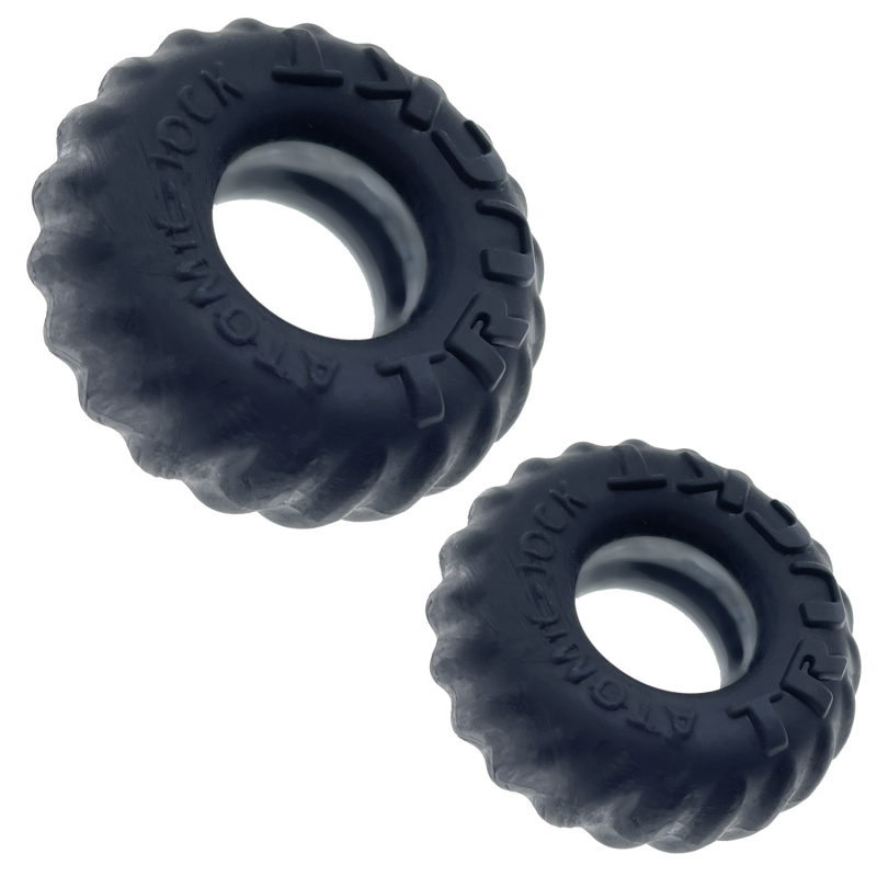 Truckt 2 Piece Ring Set Atomic Jock - Night  Black