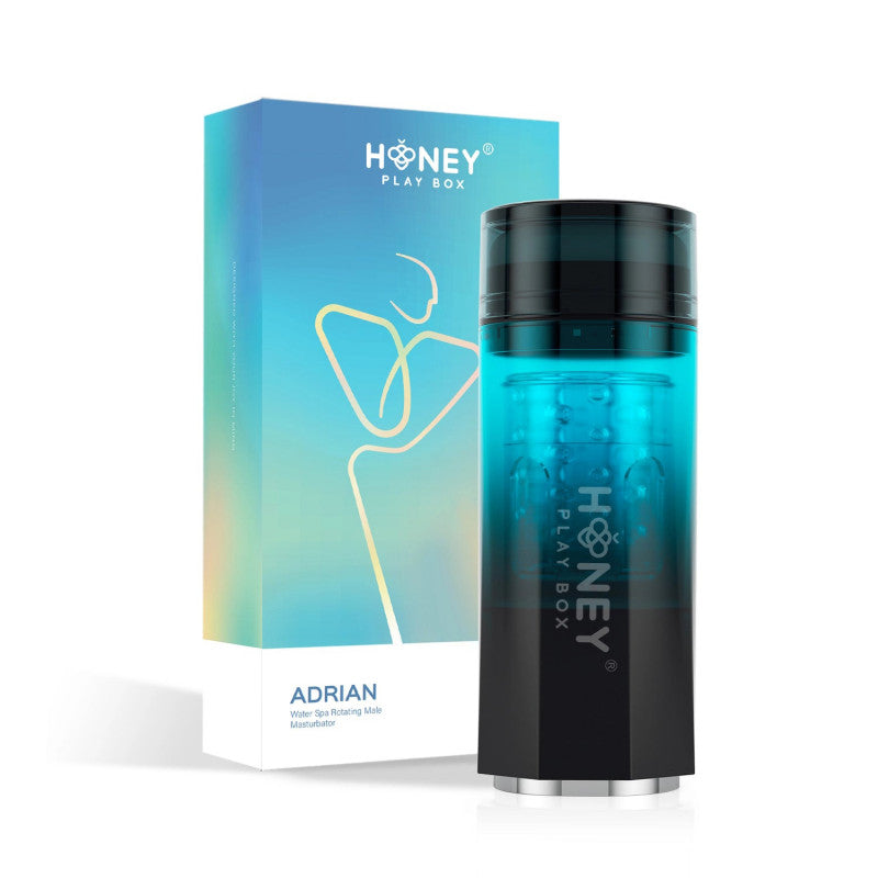 Adrian - Water Spa Rotating Male Masturbator - Blue - SomethingSexyPlanet Adrian - Water Spa Rotating Male Masturbator - Blue - SomethingSexyPlanet