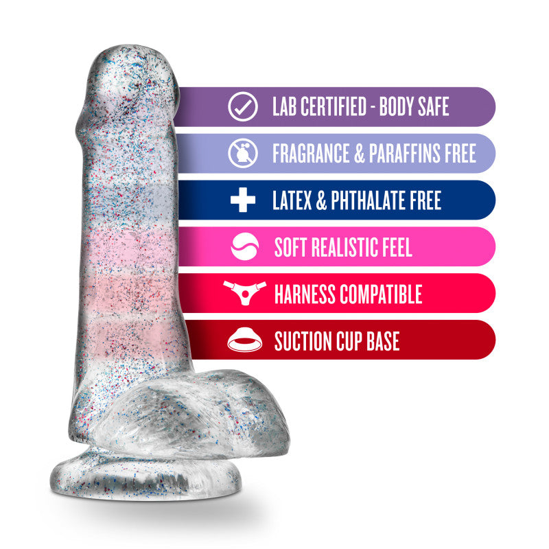 Naturally Yours - 6 Inch Glitter  - Sparkling Clear