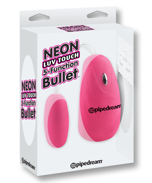 Neon Luv Touch 5 Function Bullet Pink