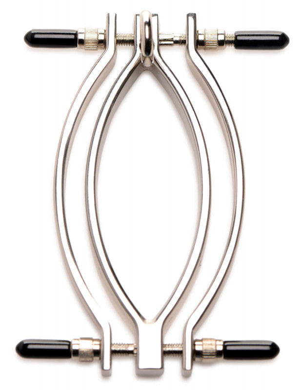 Tugger Adjustable Clamp With Leash -  Silver