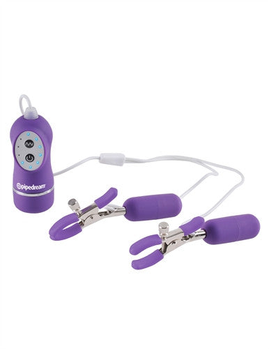 Fetish Fantasy Series 10 Function Vibrating Nipple Clamps