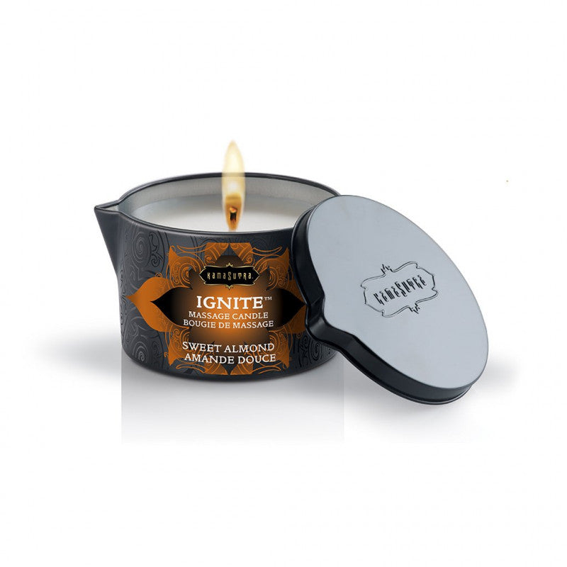 Massage Oil Candle - Mediterranean Almond - 6 Oz.
