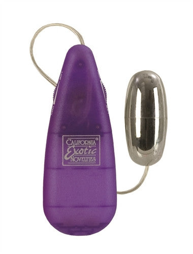 Teardrop Bullet Purple Oval Battery Case
