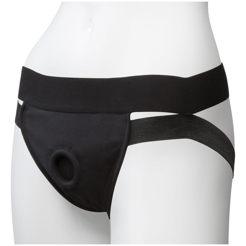 Vac- U- Lock Panty Harness With Plug - Dual Strap -  L/ Xl