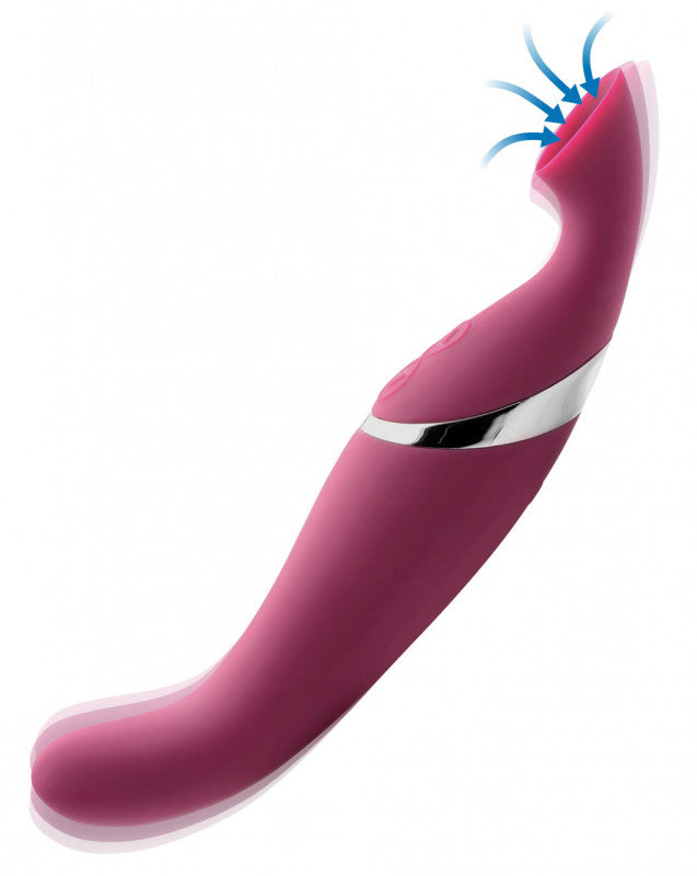 Shegasm Intense 2 in 1  Stimulator - Pink