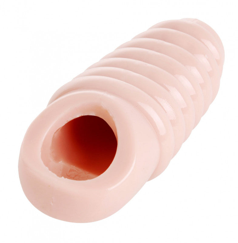 Really Ample Ribbed Penis  Sheath