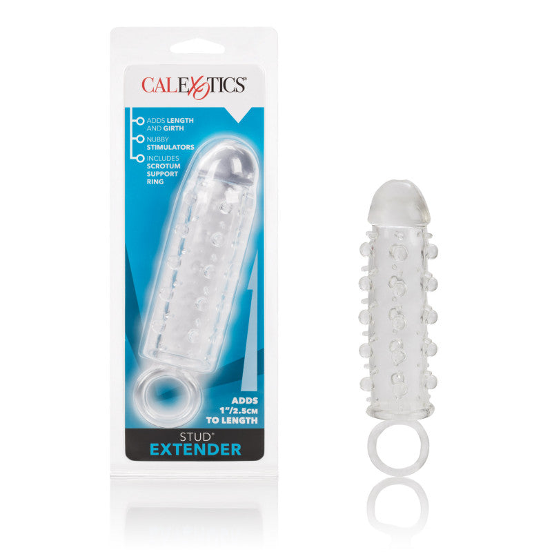Stud Extender Clear With Support Ring