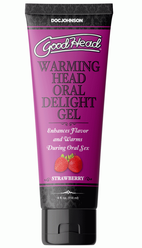 Goodhead - Warming Head  Delight Gel -  Strawberry - 4 Fl. Oz.