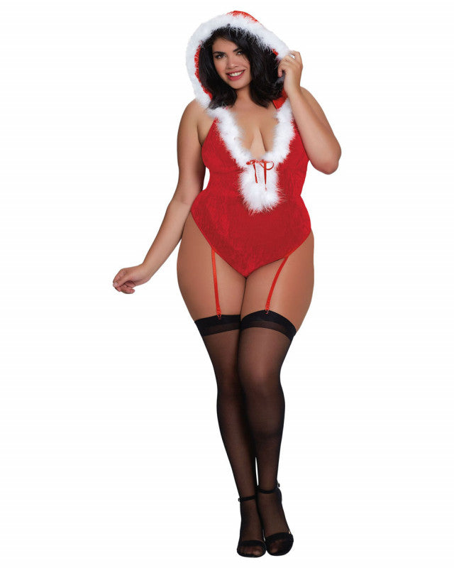 Santa Teddy - Queen - Lipstick Red
