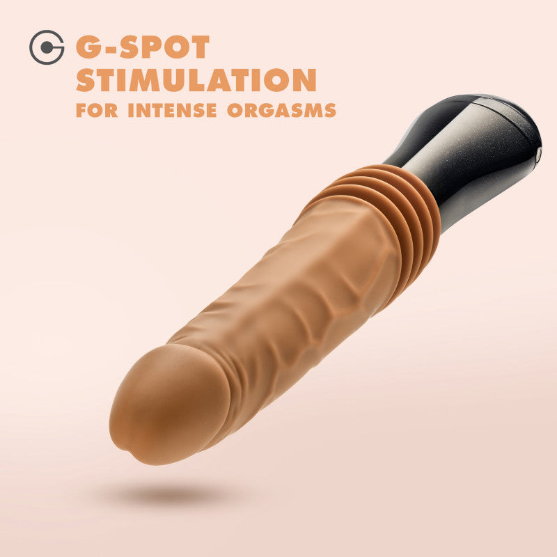 Dr. Skin Silicone - Dr. Arthur - Thrusting  Gyrating Vibrating  - Tan