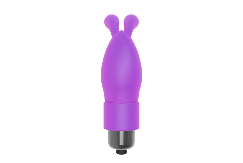 The 9's Flirt Finger Bunny Finger Vibrator - Purple