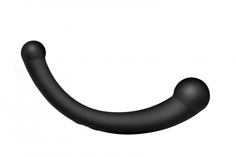 10x Vibra-Crescent Silicone Dual Ended  -  Black