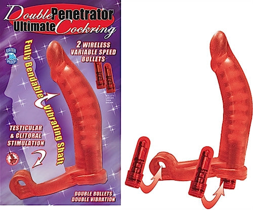 Double Penetrator Ultimate  Ring Red