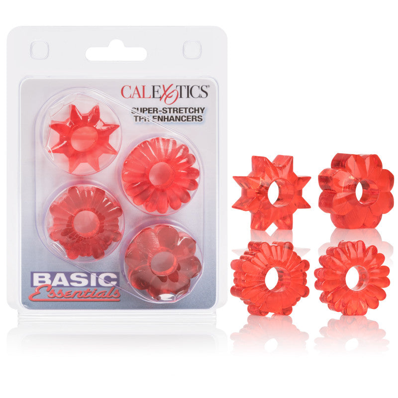 Basic Essentials 4 Pack Red