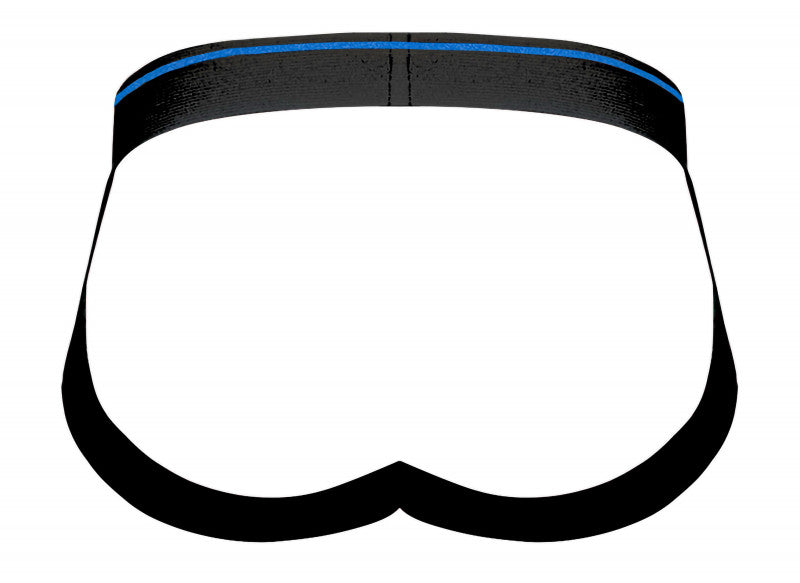 Retro Sport Panel Jock - S/ M - Black/ Blue