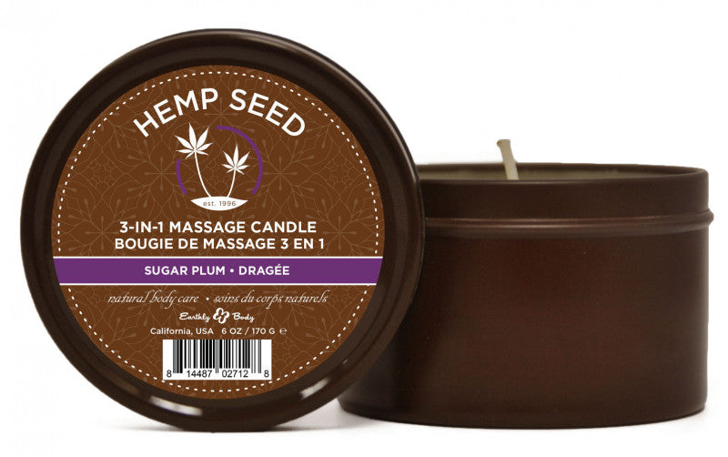 3-in-1 Massage Candle Sugar Plum 6oz