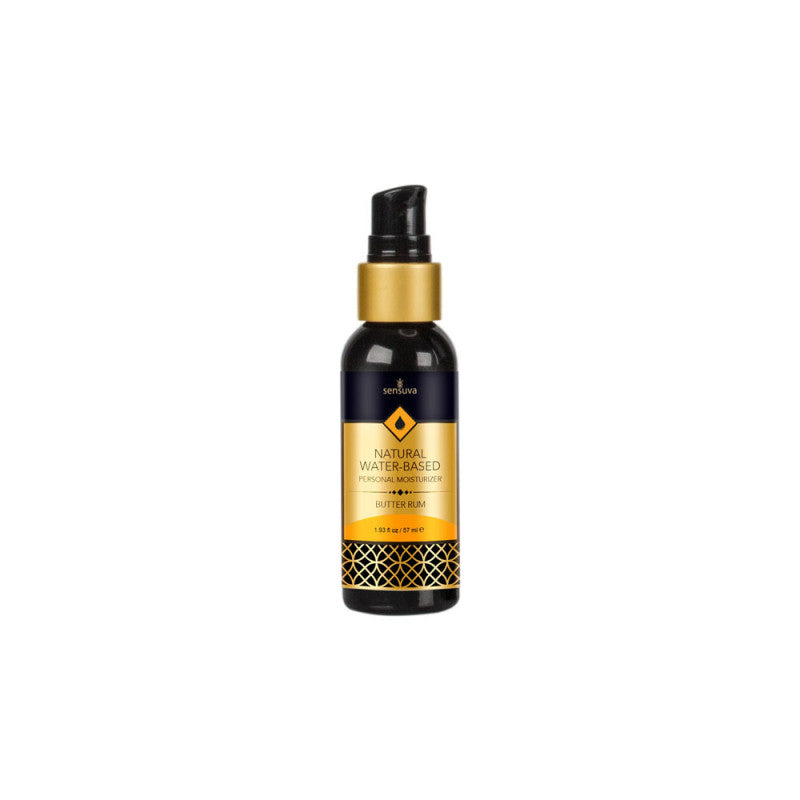 Natural Water-Based Personal Moisturizer 1.93 Fl Oz. - Butter Rum