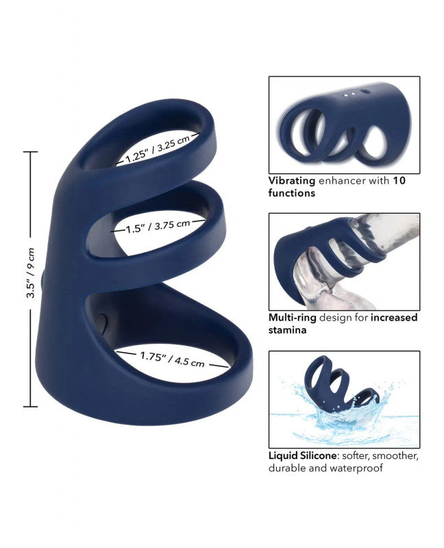 Viceroy Rechargeable Triple  Cage - Blue
