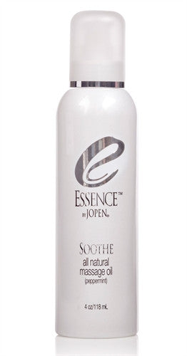 Essence Soothe - All Natural Massage Oil - Peppermint - 4 Fl. Oz.