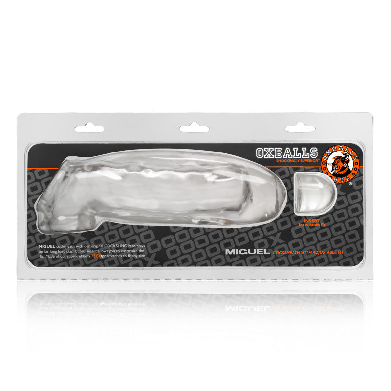 Miguel sheath With Adjustable Fit - Clear