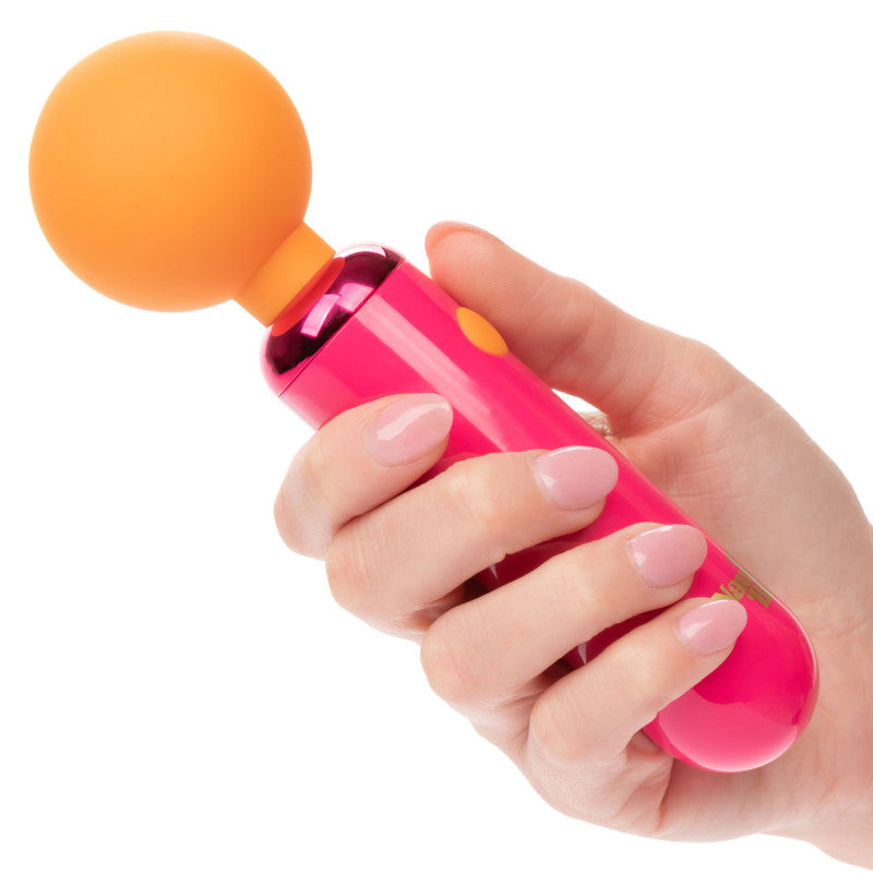 Naughty Bits Home ming Queen Vibrating Wand -  Orange/pink