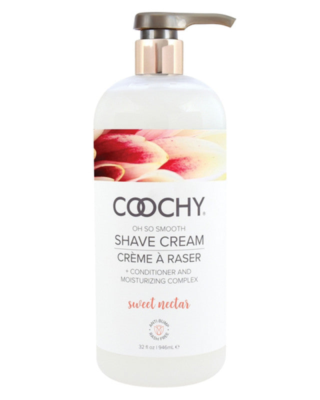 Coochy Oh So Smooth Shave Cream - Sweet Nectar - 32 Fl. Oz.