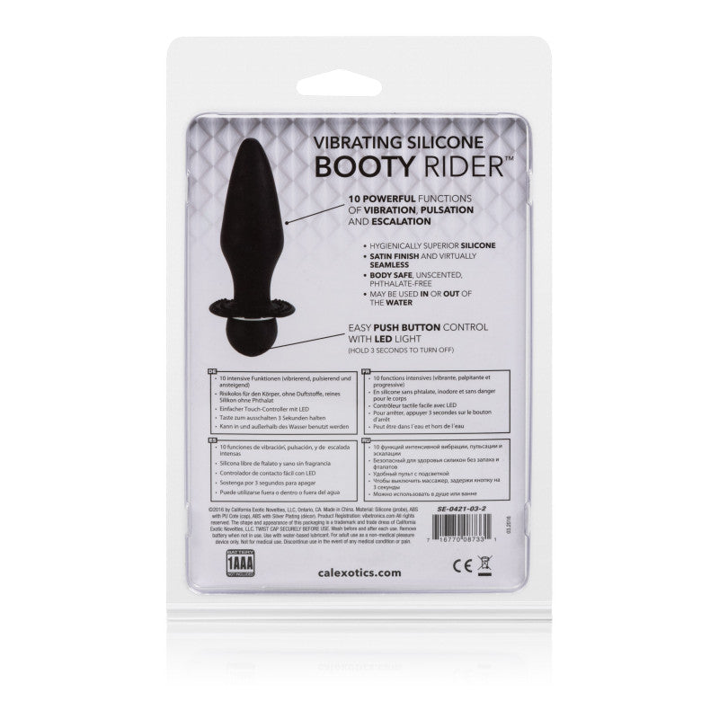 Vibrating Silicone Booty Rider