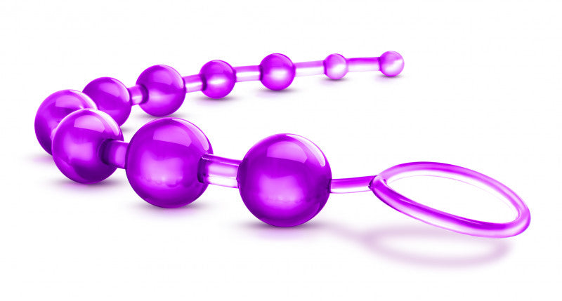 Sassy 10 Anal Beads Purple