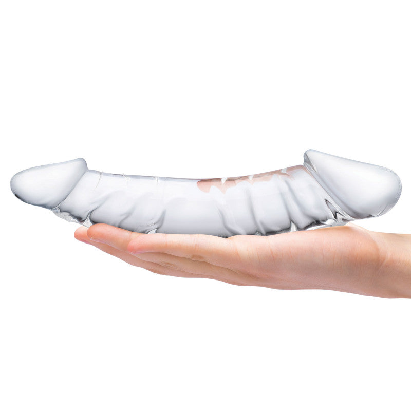 10.5 Inch Girthy  Glass Double  -  Clear