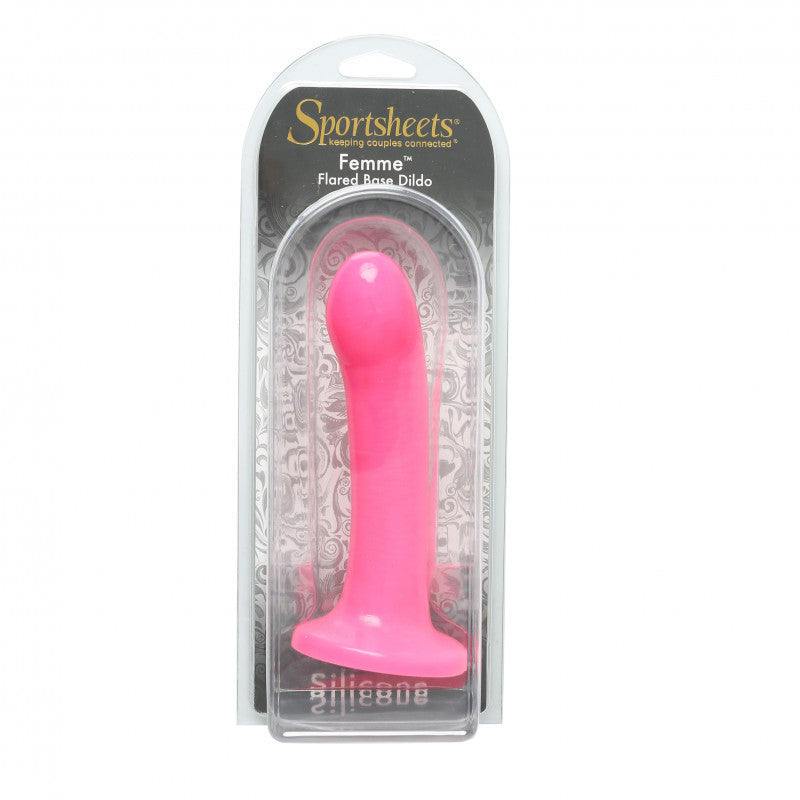 Femme Flared Base Rubber  - Hot Pink